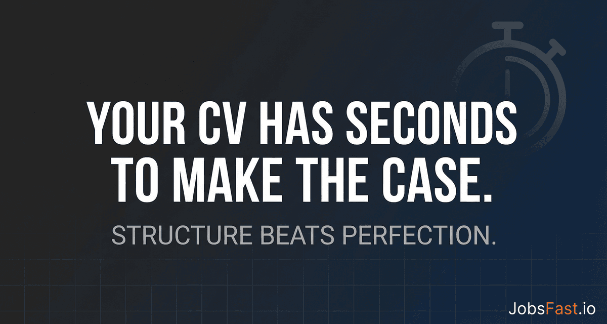 Your CV Has Seconds to Make the Case. Here's How.